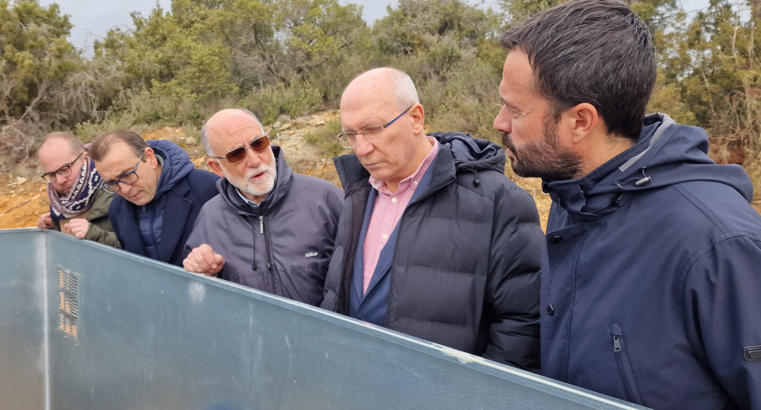 El comisionado del Reto Demográfico ha visitado el nuevo sondeo de Carrascosa de Tajo