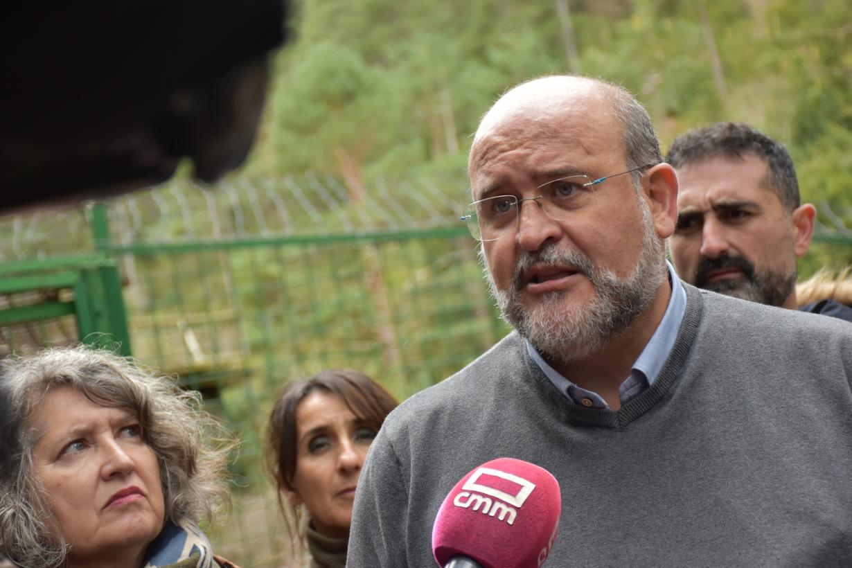 Durante un visita al Hosquilllo, en Cuenca