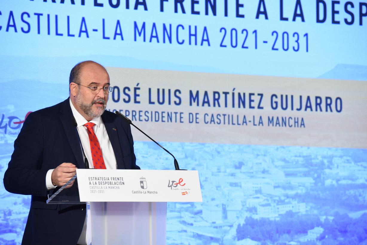 Presentación de la Estrategia Regional frente a la Despoblación en Jadraque (Guadalajara)