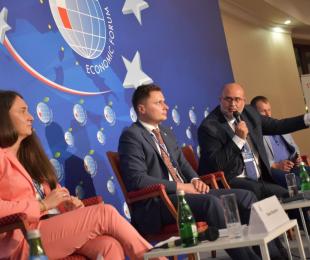 l vicepresidente primero, José Luis Martínez Guijarro, que ha participado en la 32 edición del Foro Económico que se celebra desde en Karpacz (Polonia)