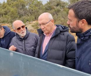El comisionado del Reto Demográfico ha visitado el nuevo sondeo de Carrascosa de Tajo