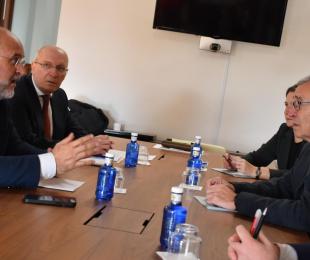 Reunión con  el secretario general para el Reto Demográfico del Ministerio para la Transición Ecológica y el Reto Demográfico, Francisco Boya,