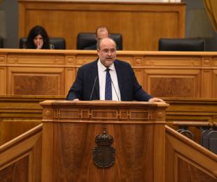 Durante su intervención en el Parlamento autonómico