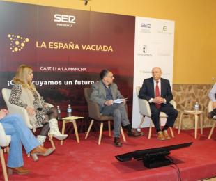 Jesús Alique, en Solana del Pino (Ciudad Real), donde ha participado en el programa ‘La España Vaciada’