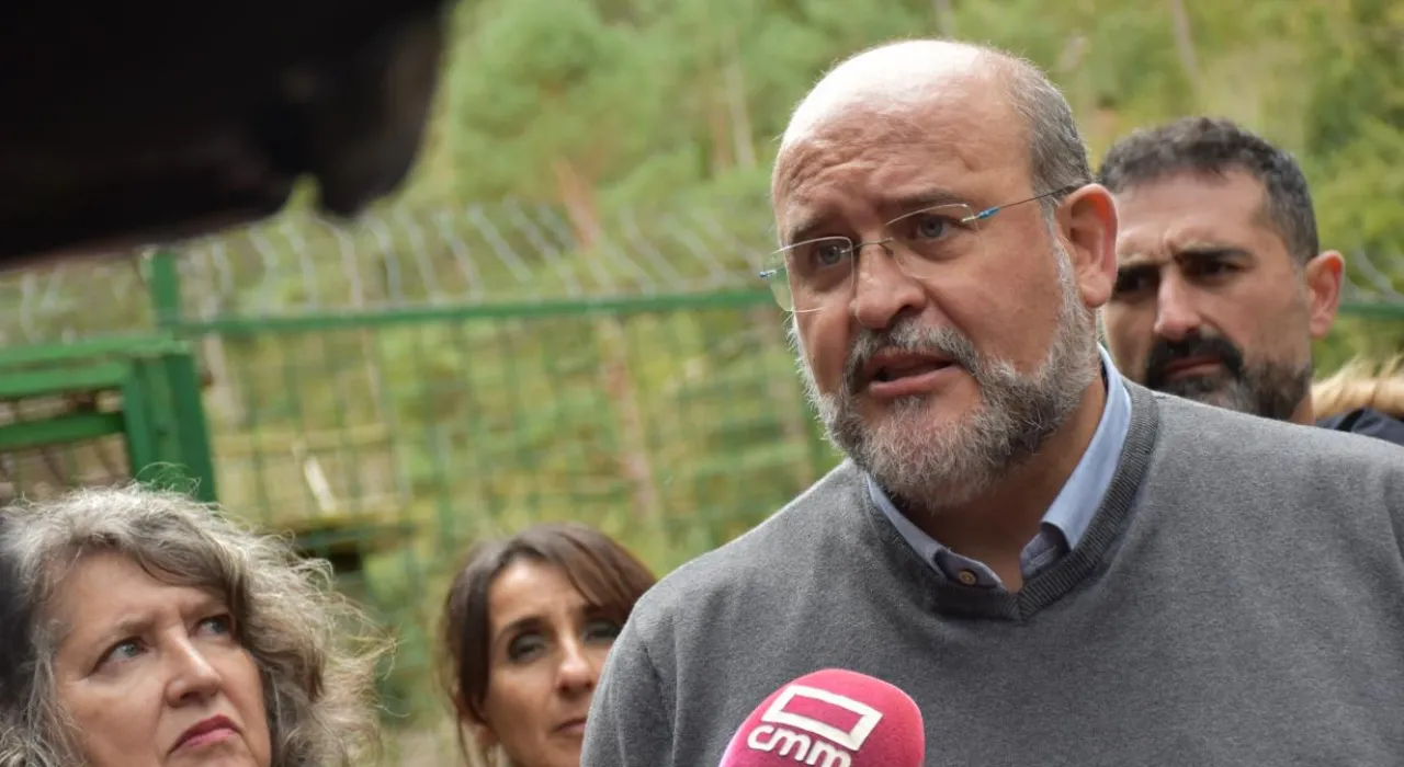 Durante un visita al Hosquilllo, en Cuenca