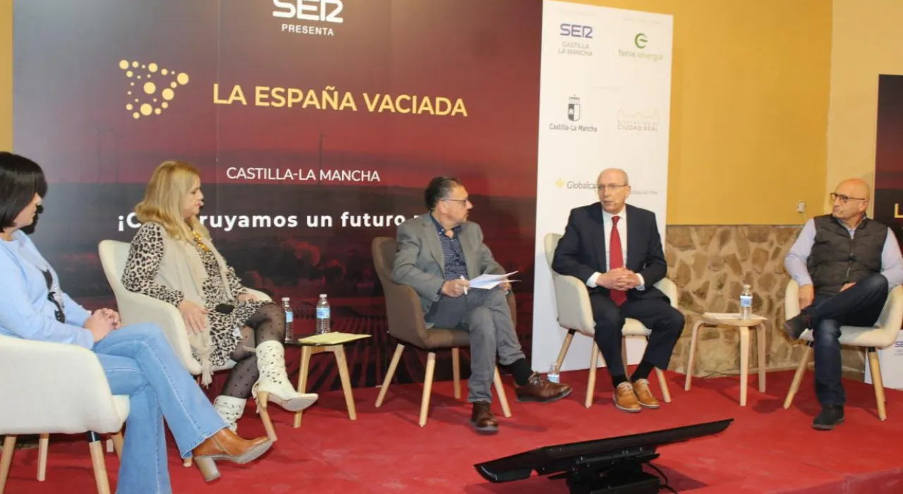 Jesús Alique, en Solana del Pino (Ciudad Real), donde ha participado en el programa ‘La España Vaciada’