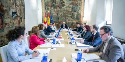El vicepresidente regional ha presidido el cuarto pleno del Consejo de Diálogo Social que se ha celebrado hoy en el Palacio de Fuensalida