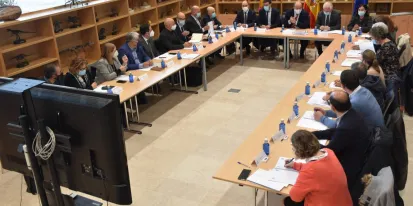 Durante la constitución en Cuenca del Consejo Regional del Desarrollo del Medio Rural y frente a la Despoblación