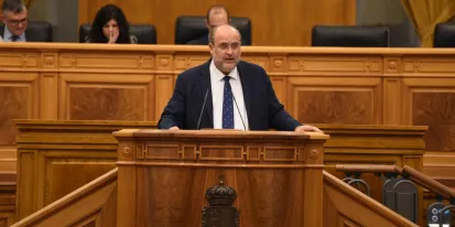 Durante su intervención en el Parlamento autonómico