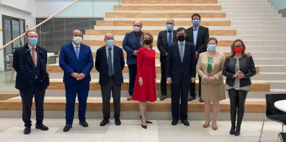 El vicepresidente regional ha viajado a Helsinki con una delegación española encabezada por el secretario de Estado de la Unión Europea